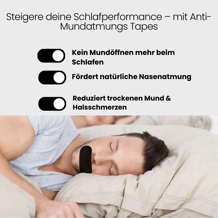 Anti-Mundatmungs Mouth Tapes