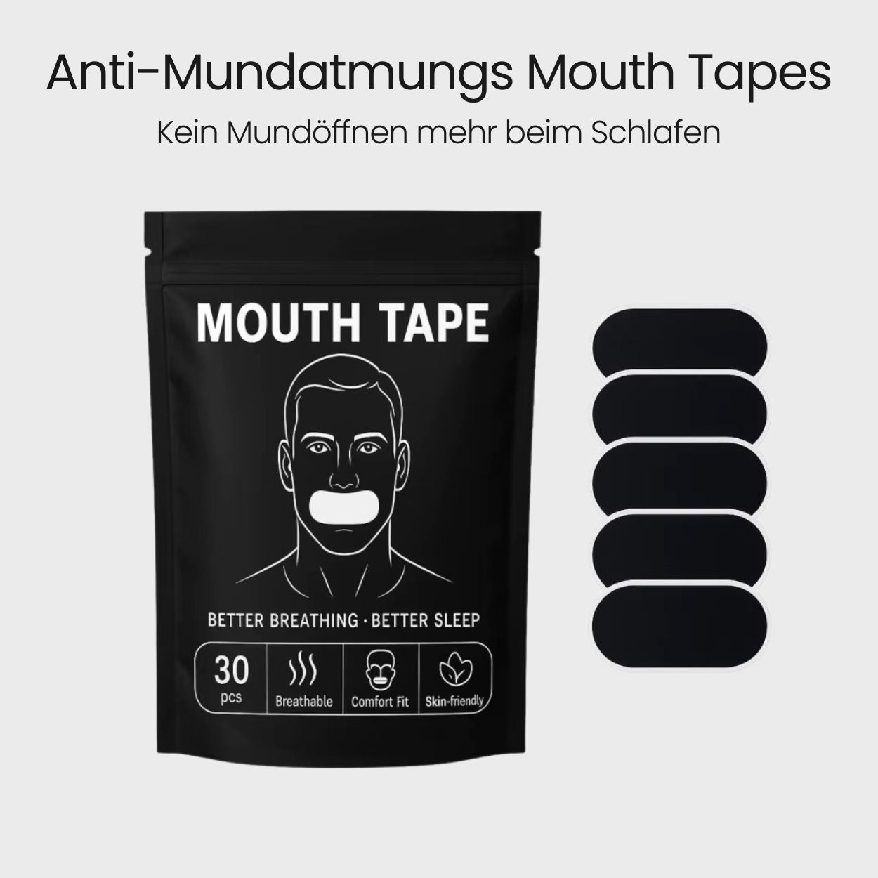 Anti-Mundatmungs Mouth Tapes